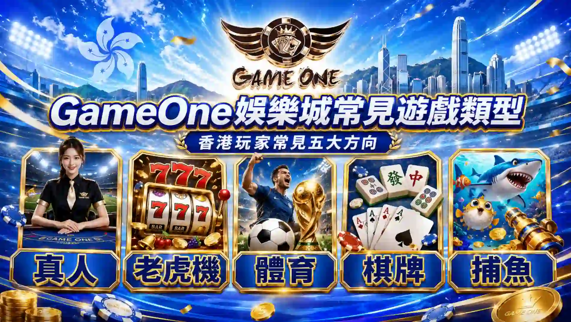 GameOne娛樂城遊戲類型與玩家需求分類圖